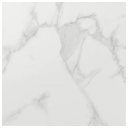 Carrelage effet marbre blanc Pure l.75 x L.75 cm