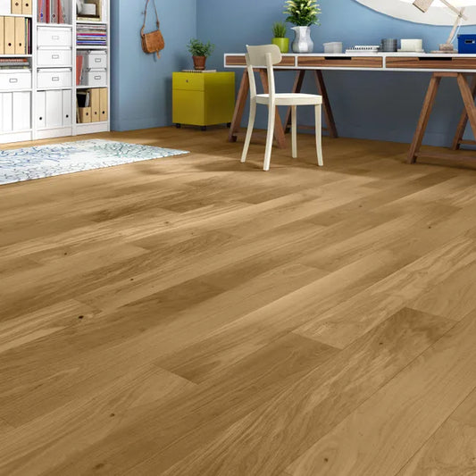 Parquet contrecollé intenso chêne blond vitrifié L ARTENS, l.16.4 cm