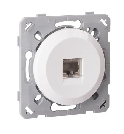 Prise rj45, à assembler Epure, blanc