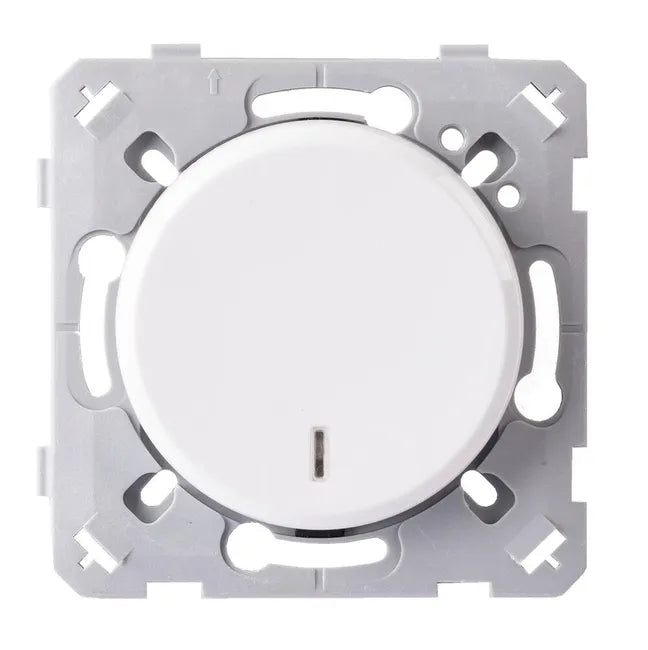 Interrupteur va-et-vient, OHMTEC Epure, blanc