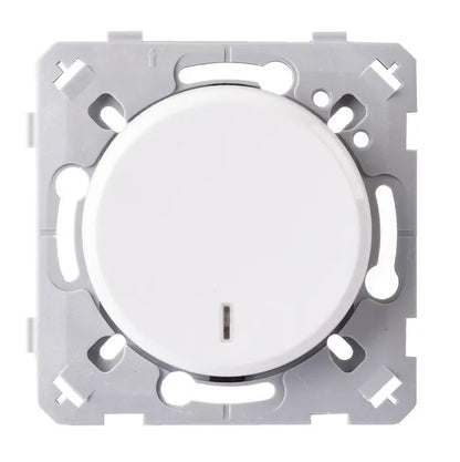 Interrupteur va-et-vient, OHMTEC Epure, blanc