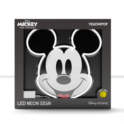 Applique néon LED Mickey, YELLOWPOP