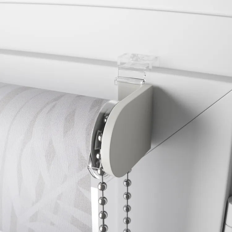 Store enrouleur tamisant, blanc et gris clair Tropic, 42/45 x 160 cm