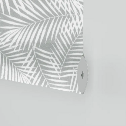 Store enrouleur tamisant Caloundra blanc/gris, l.75 x H.250 cm, INSPIRE