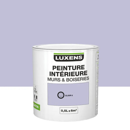 Peinture mur et boiserie LUXENS elixir 6 satiné 0.5 l