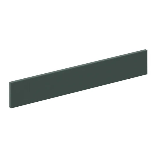 Façade de tiroir de cuisine Chicago vert pétrole mat H.12.5 x l.79.7 cm