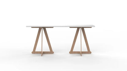 Tréteau Zentec médium (mdf) design, H.73 x l.60 cm