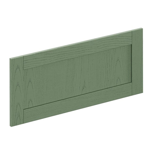 Façade de tiroir de cuisine Chicago vert mat H.38.1 x l.79.7 cm