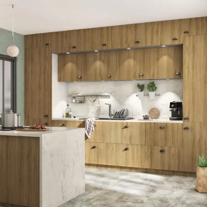 Porte de cuisine Roma effet chêne mat H.76.8 x l.29.7 cm