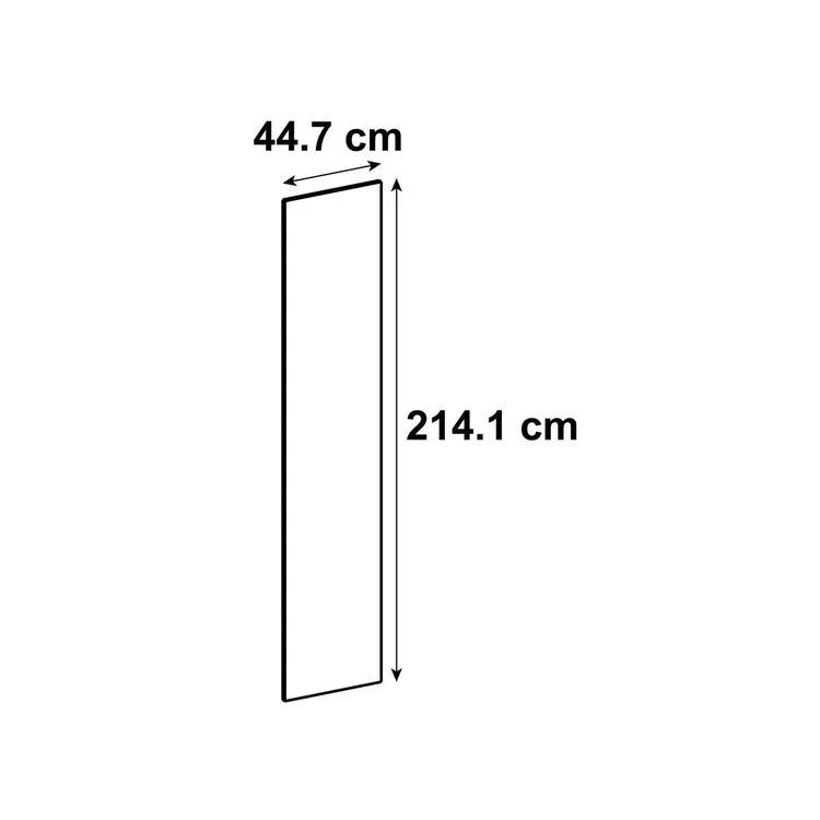 Porte de cuisine Vienne lin mat H.214.4 x l.44.7 cm
