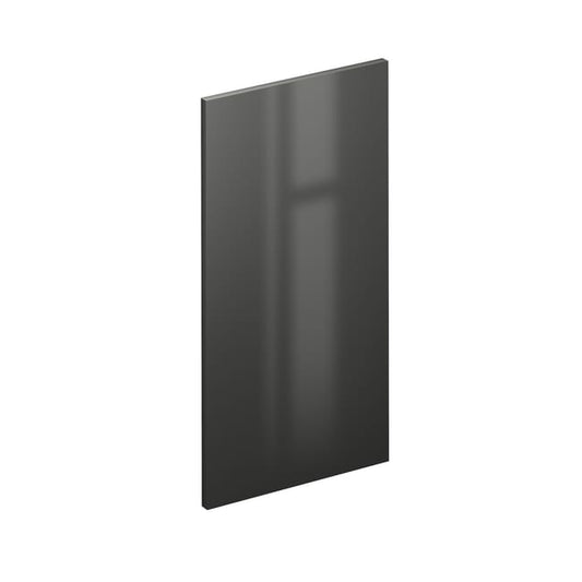 Joue Sevilla gris anthracite brillant H.76.8 x l.36.7 cm