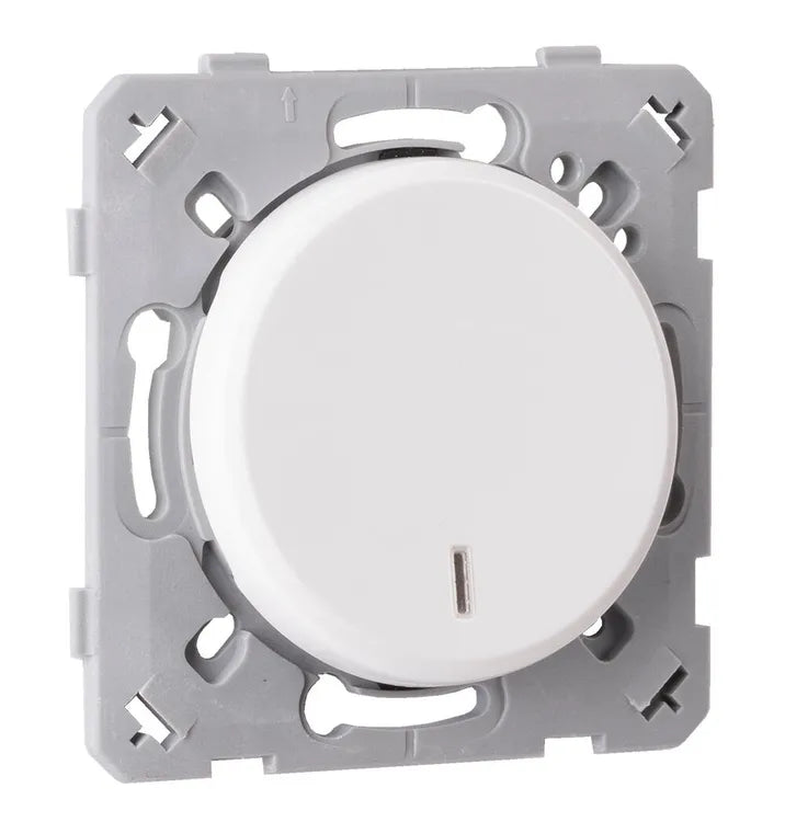 Interrupteur va-et-vient, OHMTEC Epure, blanc