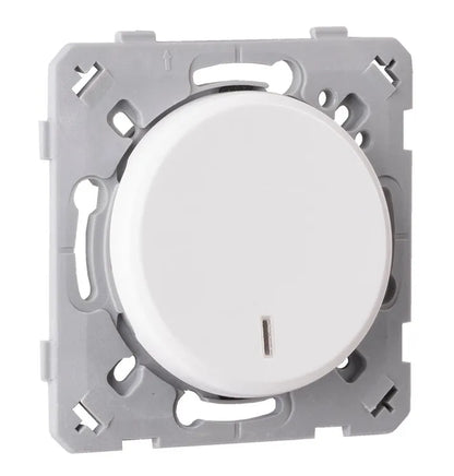 Interrupteur va-et-vient, OHMTEC Epure, blanc