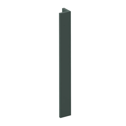 Fileur d'angle Chicago vert pétrole H.76.5 cm x L.9 cm x Ep.19 mm