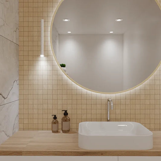 1 plaque de mosaïque sol / mur Balade porcelaine effet bois 29.7 x 29.7 cm ARTEN