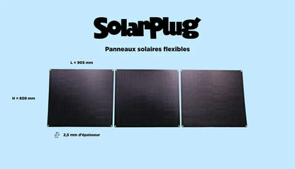 Kit panneau solaire souple, 405W SOLARPLUG