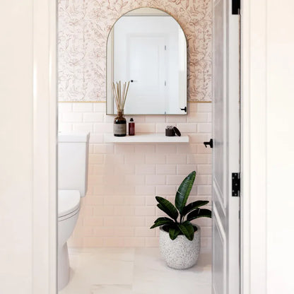 Carrelage mur intérieur effet rose mat Metro l.7.5 x L.15 cm ARTENS