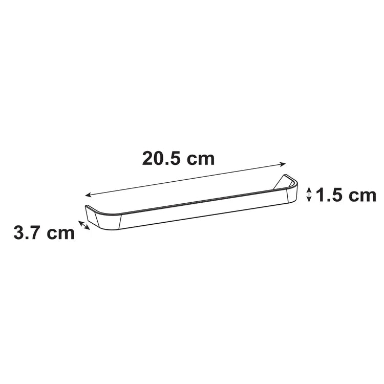 Lot de 2 poignées de meuble INSPIRE Corfou Aluminium Chromé