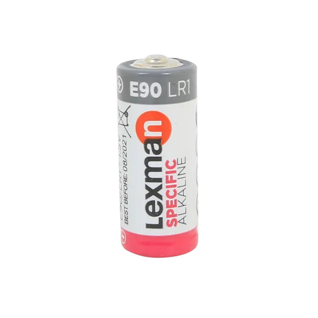 Pile batterie lithium et alkaline lr1 e90, 1.5 V, LEXMAN