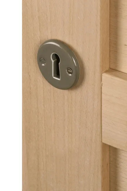 Rosace de fonction D6 MERIGOUS, porcelaine patiné entrée de clé