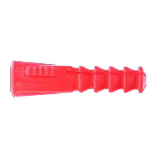 RAM - Cheville plastique avec collerette Ø8mm 1000 pcs rouge - 9108