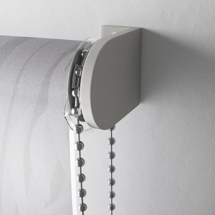 Store enrouleur tamisant, blanc et gris clair Tropic, 42/45 x 160 cm