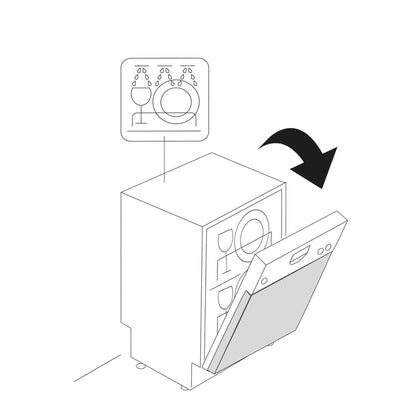 Porte de cuisine Tokyo blanc brillant H.59 x l.59.7 cm