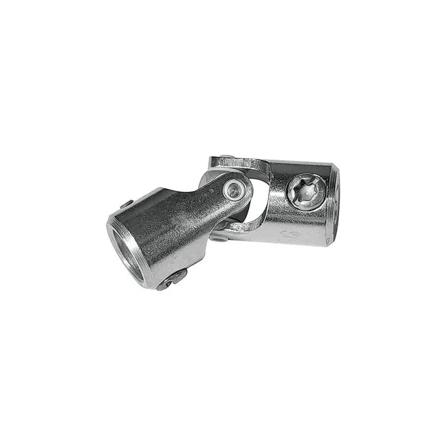 Genouillère Diam. 12 mm + Diam. 12 mm acier chromé, H.49 x L.18 x P.18 mm AFBAT