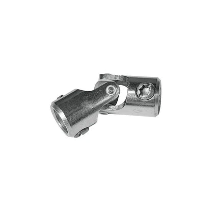 Genouillère Diam. 12 mm + Diam. 12 mm acier chromé, H.49 x L.18 x P.18 mm AFBAT