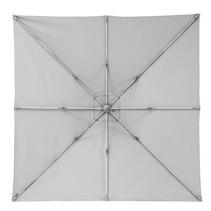 Toile de parasol droit Sonora blanc, L.285 x l.285 cm