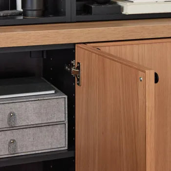 Porte battante SPACEO Evo'M Malmo chêne mat H.64 X L.60 cm