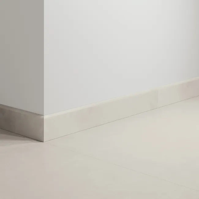 Lot de 2 plinthes carrelage Béton gris clair n°27, Ht. x L. 60 cm, Ep.8.9 mm