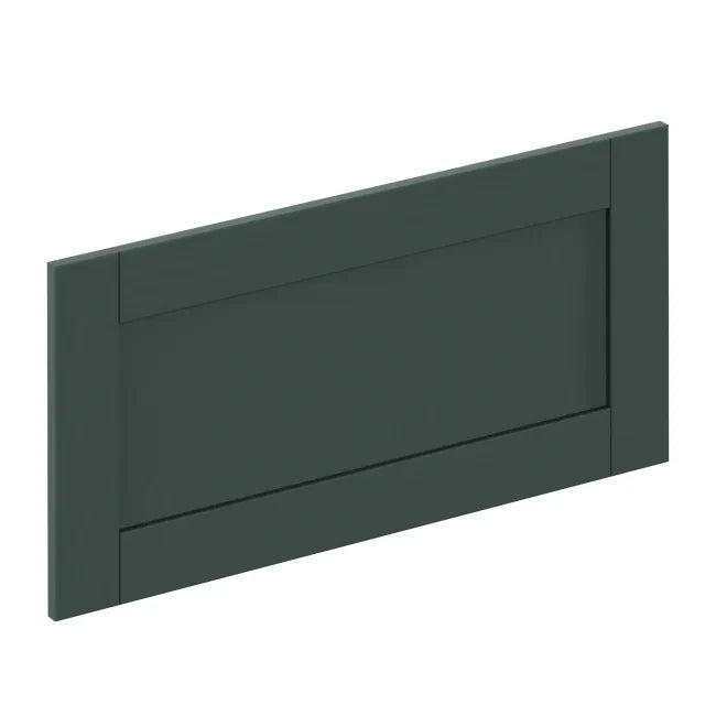 Façade de tiroir de cuisine Chicago vert pétrole mat H.38.1 x l.79.7 cm