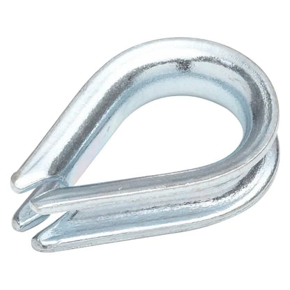 Lot de 2 cosses coeur acier STANDERS, Diam.4