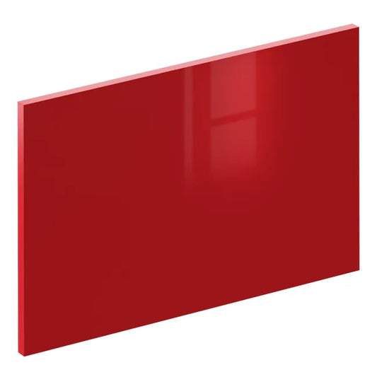 Unité Façade de tiroir de cuisine Sevilla rouge carmin brillant H.38.1 x l.59.7