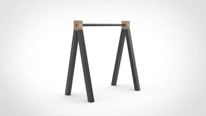 Tréteau bois Aspen design, H.73 x l.70 cm