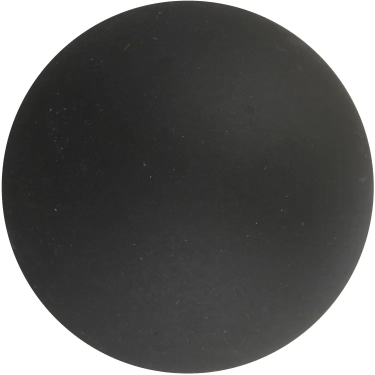 Bouton de meuble rond Boule, abs noir, Diam.28 mm