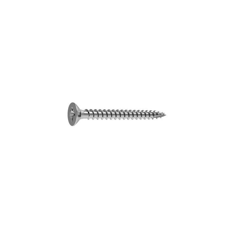 120 vis inox tête fraisée pozidriv STANDERS, Ø4 x L.50 mm