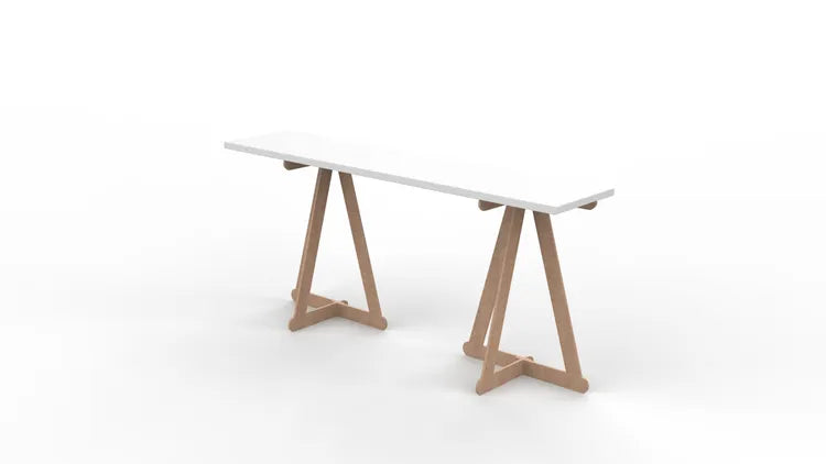 Tréteau Zentec médium (mdf) design, H.73 x l.60 cm