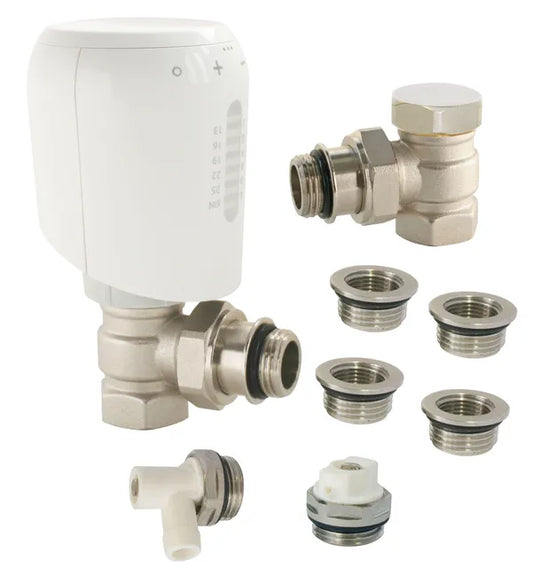 Kit robinet électronique programmable équerre mâle / femelle SOMATHERM FOR YOU