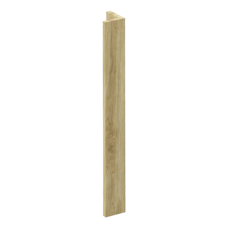 Fileur d'angle Roma effet chêne H.76.8 cm x L.9 cm x Ep.18 mm