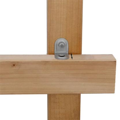 Equerre simple ajustable ht.40xlo.28xla.22xép1.2 mm revêtement MAGNODUR