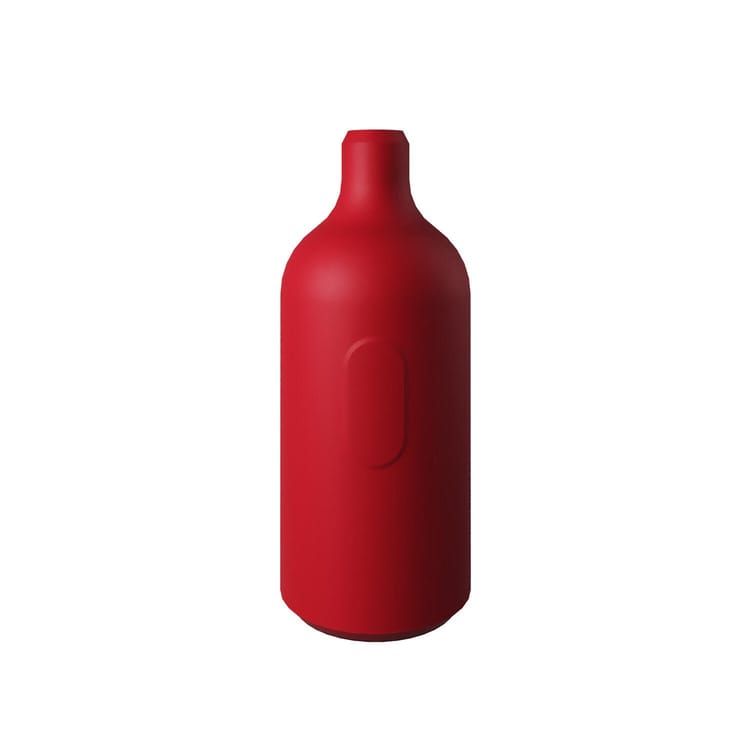 Kit douille E27, silicone, rouge