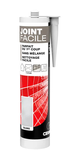 Pâte à joint carrelage CERMIX noir 310 ml Joint facile