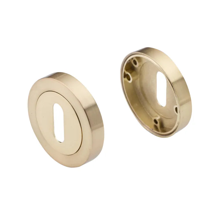 2 rosaces de fonction A9 INSPIRE, zamak brossé trou de clé