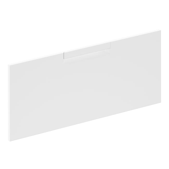 Façade de tiroir de cuisine Evora blanc brillant H.38.1 x l.89.7 cm