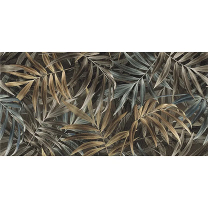 Carrelage mural effet papier peint dark satiné l.60 x L.120 cm Jardin