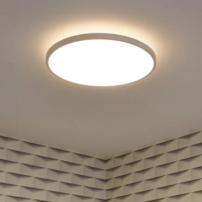 Panneau LED diam 40 cm, 22 W, éclairage indirect, blanc chaud à neutre, blanc
