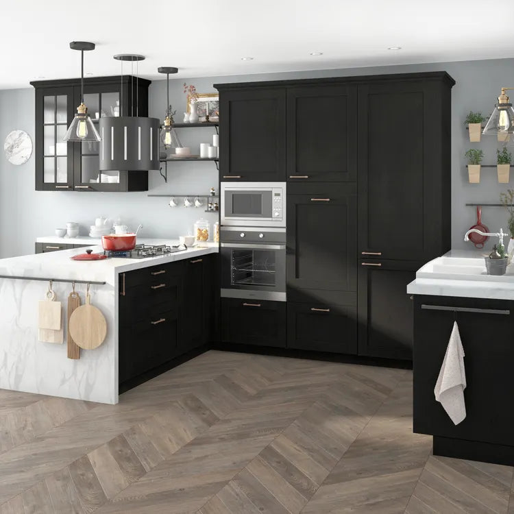 Joue Chicago noir mat H.240 x l.63 cm