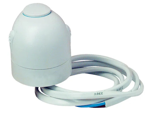 Tête de robinet thermostatique femelle / femelle laiton blanc ECOPRO